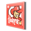 Nebraska Cornhuskers 12" x 12" 3D Logo Series Wall Art