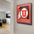 Utah Utes 12" x 12" 3D Logo Series Wall Art