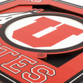 Utah Utes 12" x 12" 3D Logo Series Wall Art
