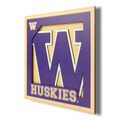 Washington Huskies 12" x 12" 3D Logo Series Wall Art