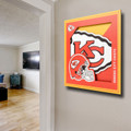 Kansas City Chiefs 12" x 12" 3D Logo Series Wall Art