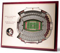 Florida State Seminoles 5-Layer StadiumViews 3D Wall Art