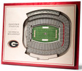 Georgia Bulldogs 5-Layer StadiumViews 3D Wall Art