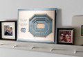 North Carolina Tar Heels 5-Layer StadiumViews 3D Wall Art