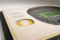 Oregon Ducks 5-Layer StadiumViews 3D Wall Art