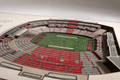 Texas Tech Red Raiders 5-Layer StadiumViews 3D Wall Art