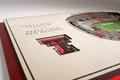 Texas Tech Red Raiders 5-Layer StadiumViews 3D Wall Art