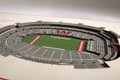 Wisconsin Badgers 5-Layer StadiumViews 3D Wall Art