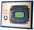 Indianapolis Colts 5-Layer StadiumViews 3D Wall Art