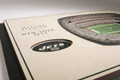 New York Jets 5-Layer StadiumViews 3D Wall Art