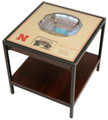 Nebraska Cornhuskers 25-Layer StadiumViews Lighted End Table