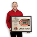 Ohio State Buckeyes 25-Layer StadiumViews 3D Wall Art