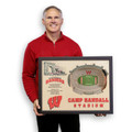 Wisconsin Badgers 25-Layer StadiumViews 3D Wall Art