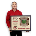 South Carolina Gamecocks 25-Layer StadiumViews 3D Wall Art