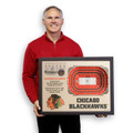 Chicago Blackhawks 25-Layer StadiumViews 3D Wall Art