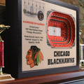 Chicago Blackhawks 25-Layer StadiumViews 3D Wall Art