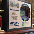 Seattle Seahawks 25-Layer StadiumViews 3D Wall Art
