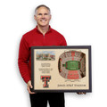 Texas Tech Red Raiders 25-Layer StadiumViews 3D Wall Art