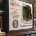 Minnesota Twins 25-Layer StadiumViews 3D Wall Art