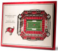 Tampa Bay Buccaneers 5-Layer StadiumViews 3D Wall Art