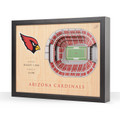 Arizona Cardinals 25-Layer StadiumViews 3D Wall Art