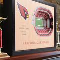 Arizona Cardinals 25-Layer StadiumViews 3D Wall Art