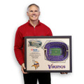 Minnesota Vikings 25-Layer StadiumViews 3D Wall Art
