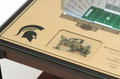 Michigan State Spartans 25-Layer StadiumViews Lighted End Table