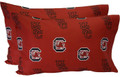 South Carolina Gamecocks Printed Pillowcase Set