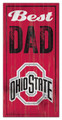 Ohio State Buckeyes Best Dad Sign