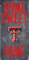 Texas Tech Red Raiders 6" x 12" Home Sweet Home Sign