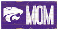 Kansas State Wildcats 6" x 12" Mom Sign