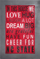 North Carolina State Wolfpack In This House 11" x 19" Framed Sign