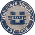 Utah State Aggies 24" Heritage Logo Round Sign