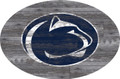 Penn State Nittany Lions 46" Distressed Wood Oval Sign