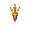 Arizona State Sun Devils Distressed Logo Cutout Sign