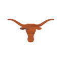 Texas Longhorns Distressed Logo Cutout Sign
