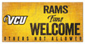 Virginia Commonwealth Rams Fans Welcome Sign