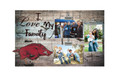 Arkansas Razorbacks I Love My Family Clip Frame