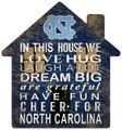 North Carolina Tar Heels 12" House Sign
