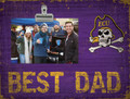 East Carolina Pirates Best Dad Clip Frame