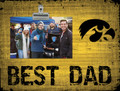 Iowa Hawkeyes Best Dad Clip Frame