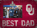 Oklahoma Sooners Best Dad Clip Frame