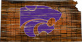 Kansas State Wildcats 12" Roadmap State Sign