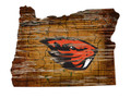 Oregon State Beavers 12" Roadmap State Sign