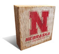 Nebraska Cornhuskers Team Logo Block
