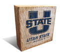 Utah State Aggies Team Logo Block