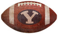 BYU Cougars Football Shaped Sign