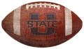 Utah State Aggies Football Shaped Sign