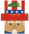 North Dakota State Bison 19" x 16" Patriotic Head